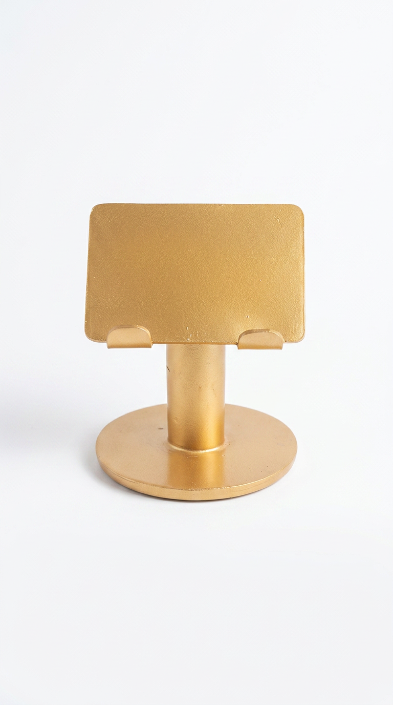 Minimalist Golden Mobile Holder